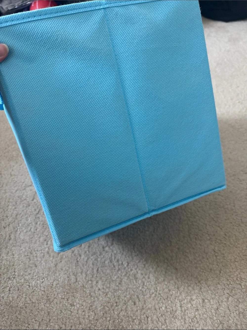 Blue Cloth Storage Cube